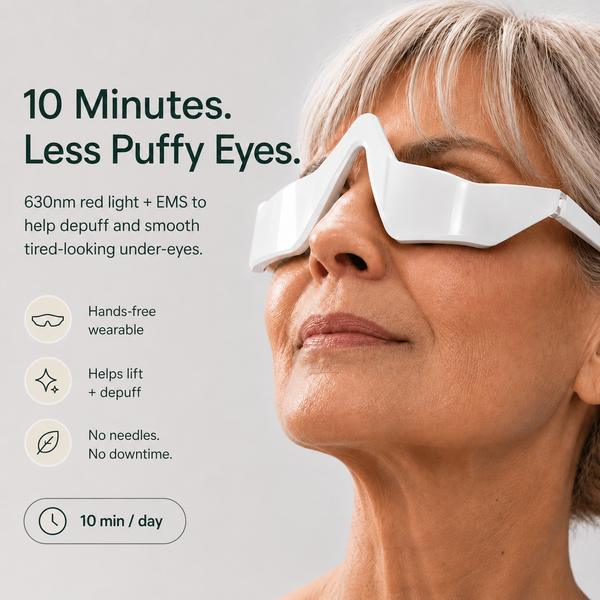 RevitalEyes 2-in-1 Red Light Therapy + EMS Eye Device
